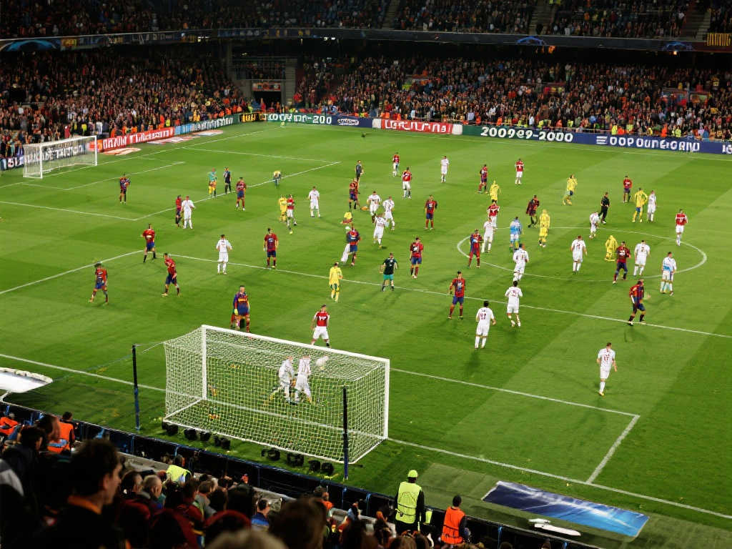 欧冠改制后单轮淘汰赛进球纪录:巴萨对阵国米狂轰13球